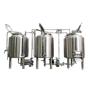 Stainless steel 300L 3HL electric brewhouse for hotel craft beer brewing