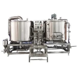 Stainless steel 400L 3 BBL brewhouse pub brewing system with mash/lauter tun and kettle/whirlpool tun