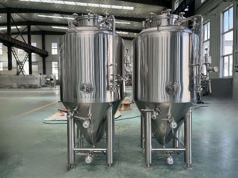 Stainless steel fermentation tank for craft brewery beer production