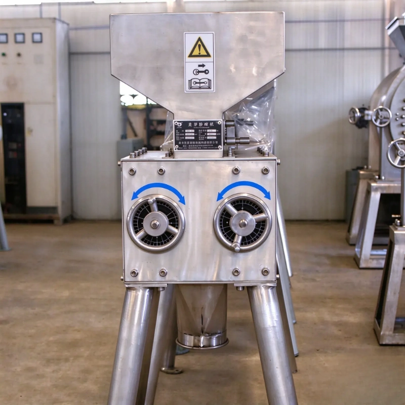 Stainless steel grain milling machine for brewery