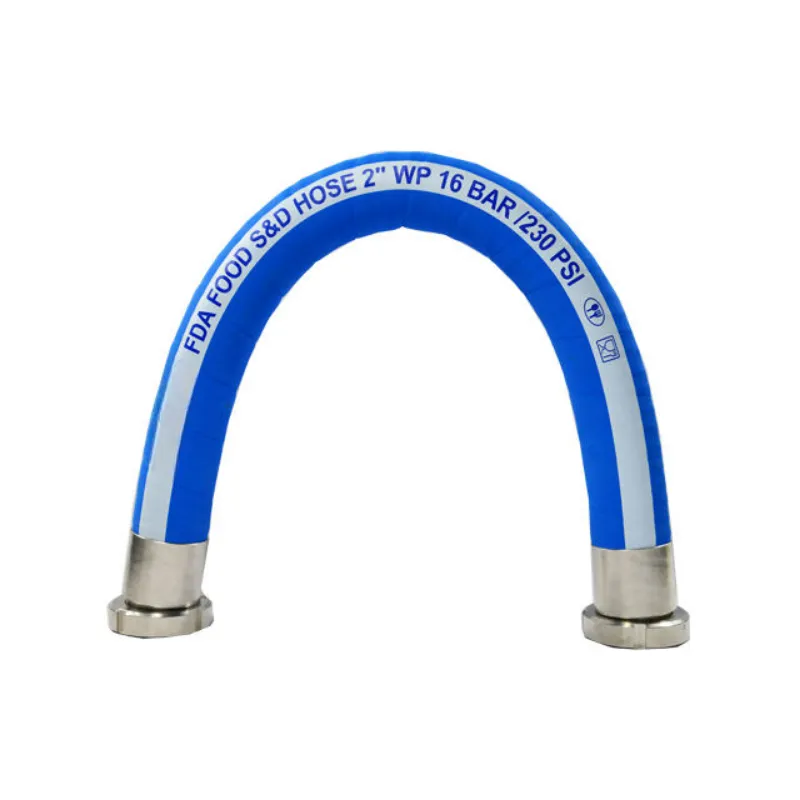  Stainless steel SS304 SS316 fittings on food-grade brewery hose