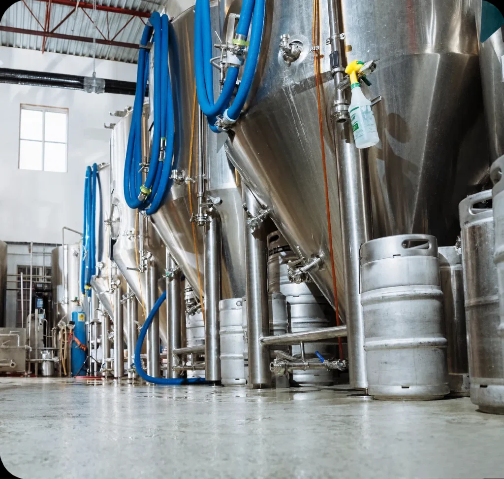 food-grade brewery hose for wort transfer and CIP cleaning